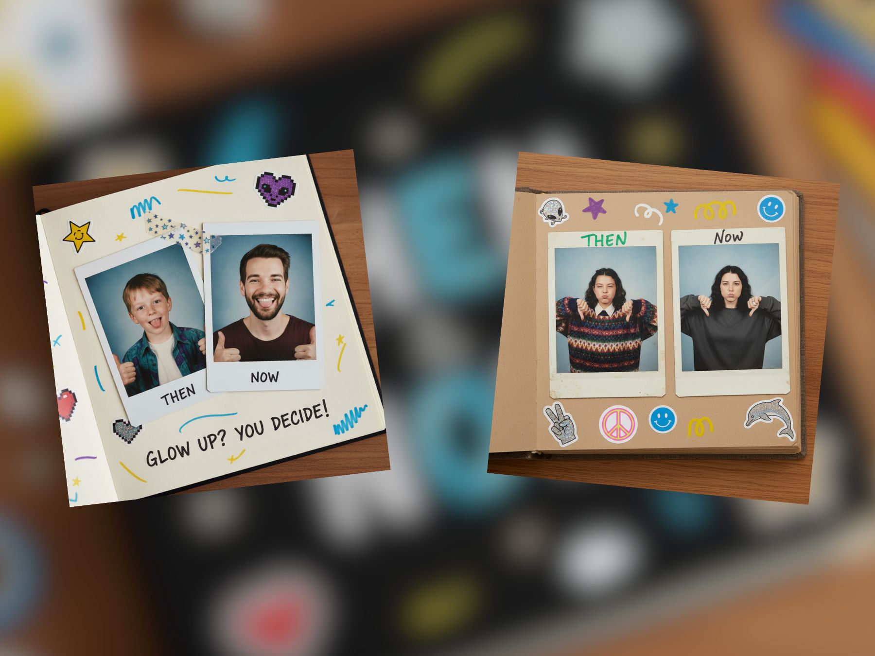 Then & Now: AI Scrapbooks Made for Reunions