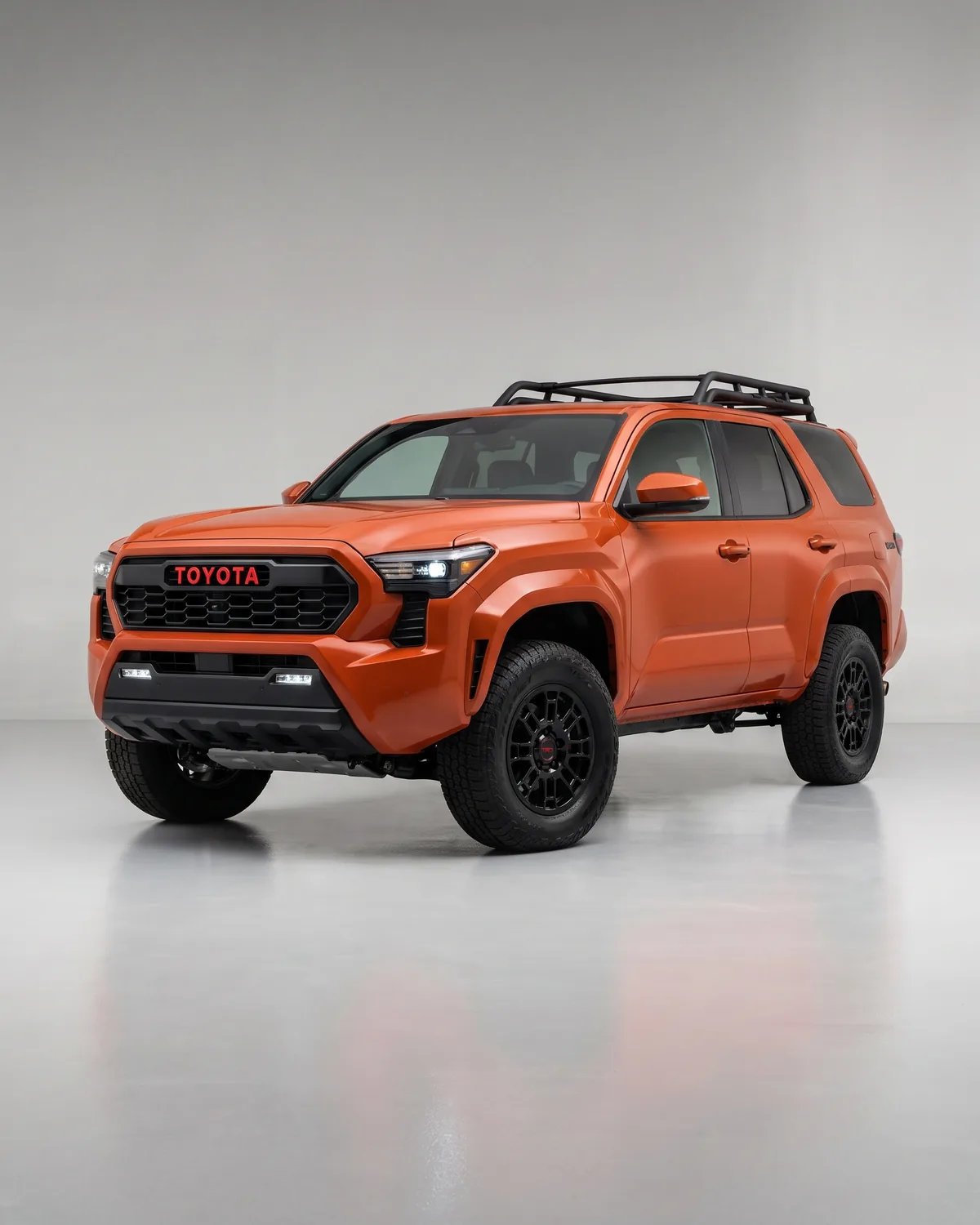 Orange Toyota 4Runner TRD Pro