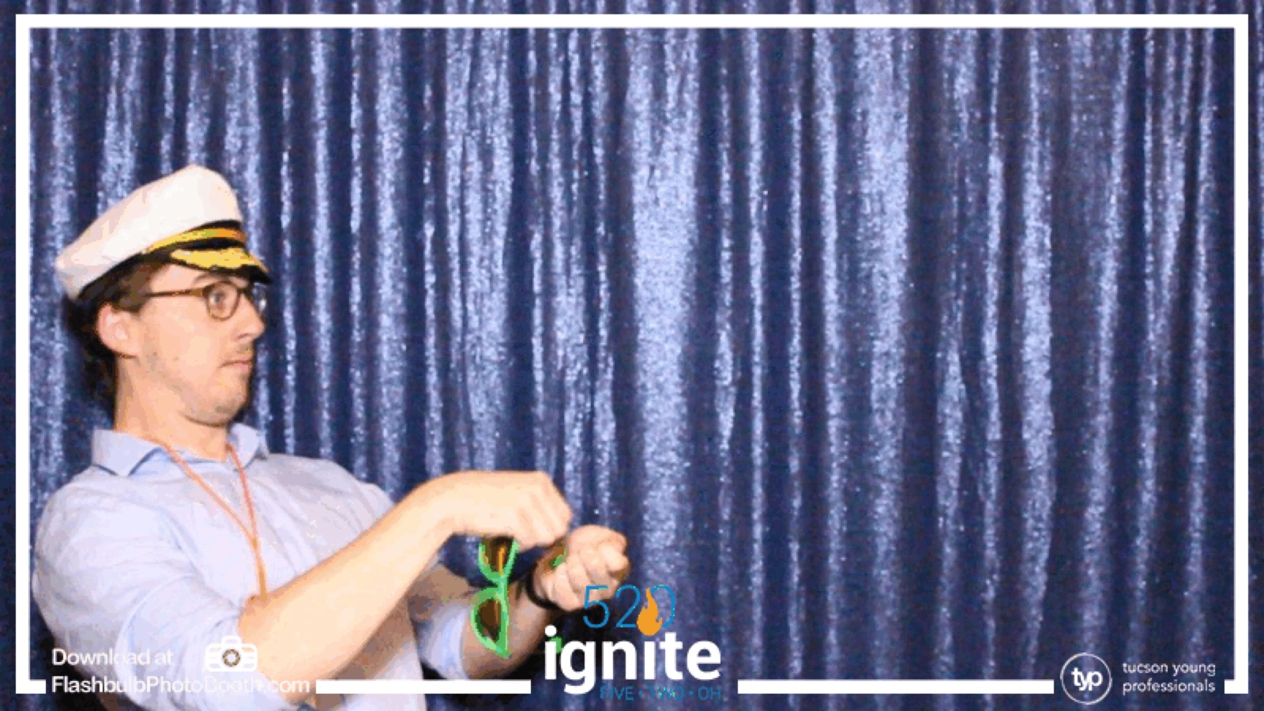The co-branded print template we built for Ignite520, the Tucson Young Professionals party for adults at the Tucson Children's Museum, April 1, 2017