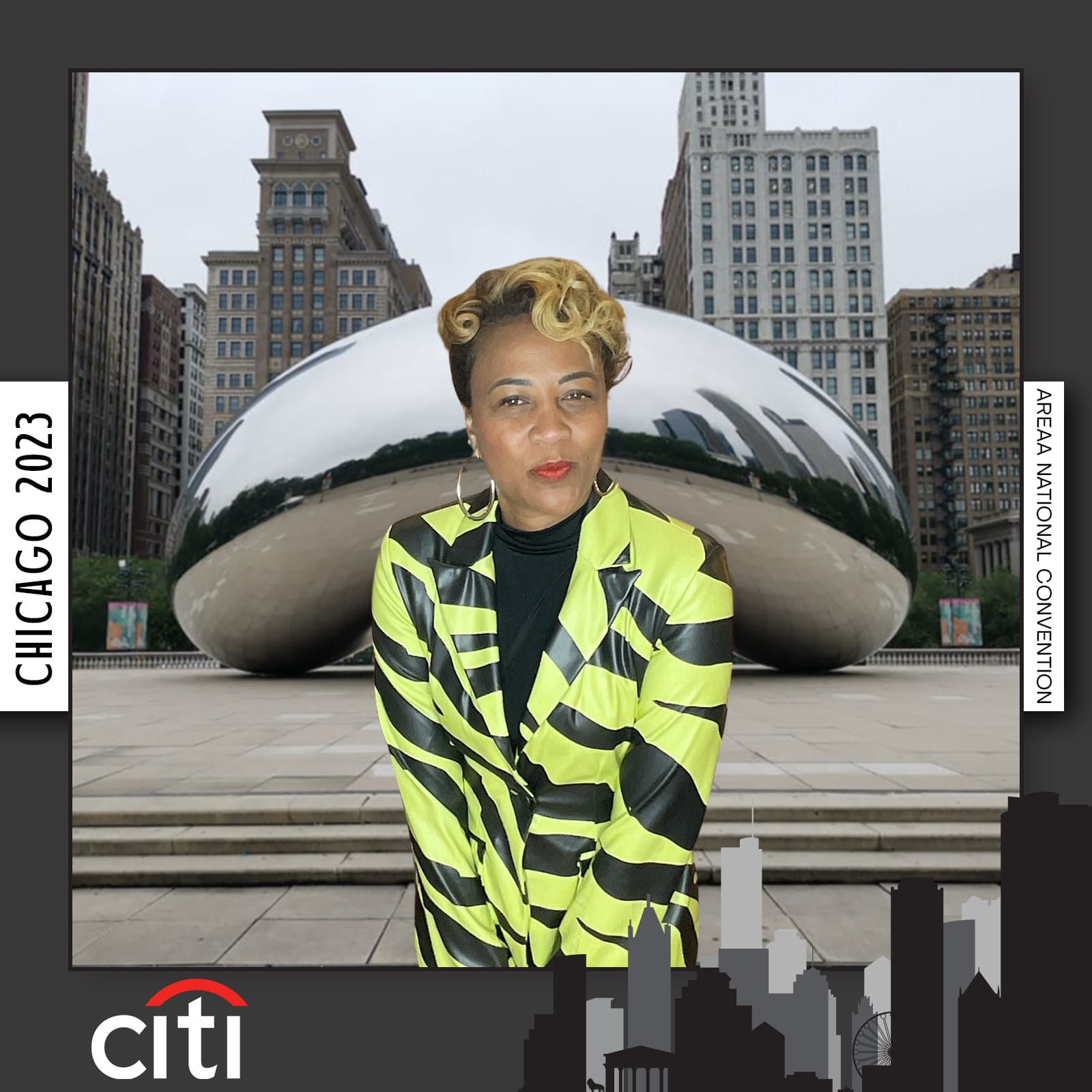 Trade show booth with AI photo experience and lead capture