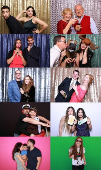 Classic photo booth backdrop options